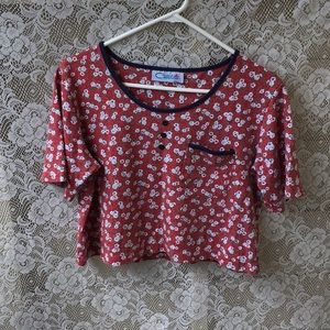 Vintage crop top